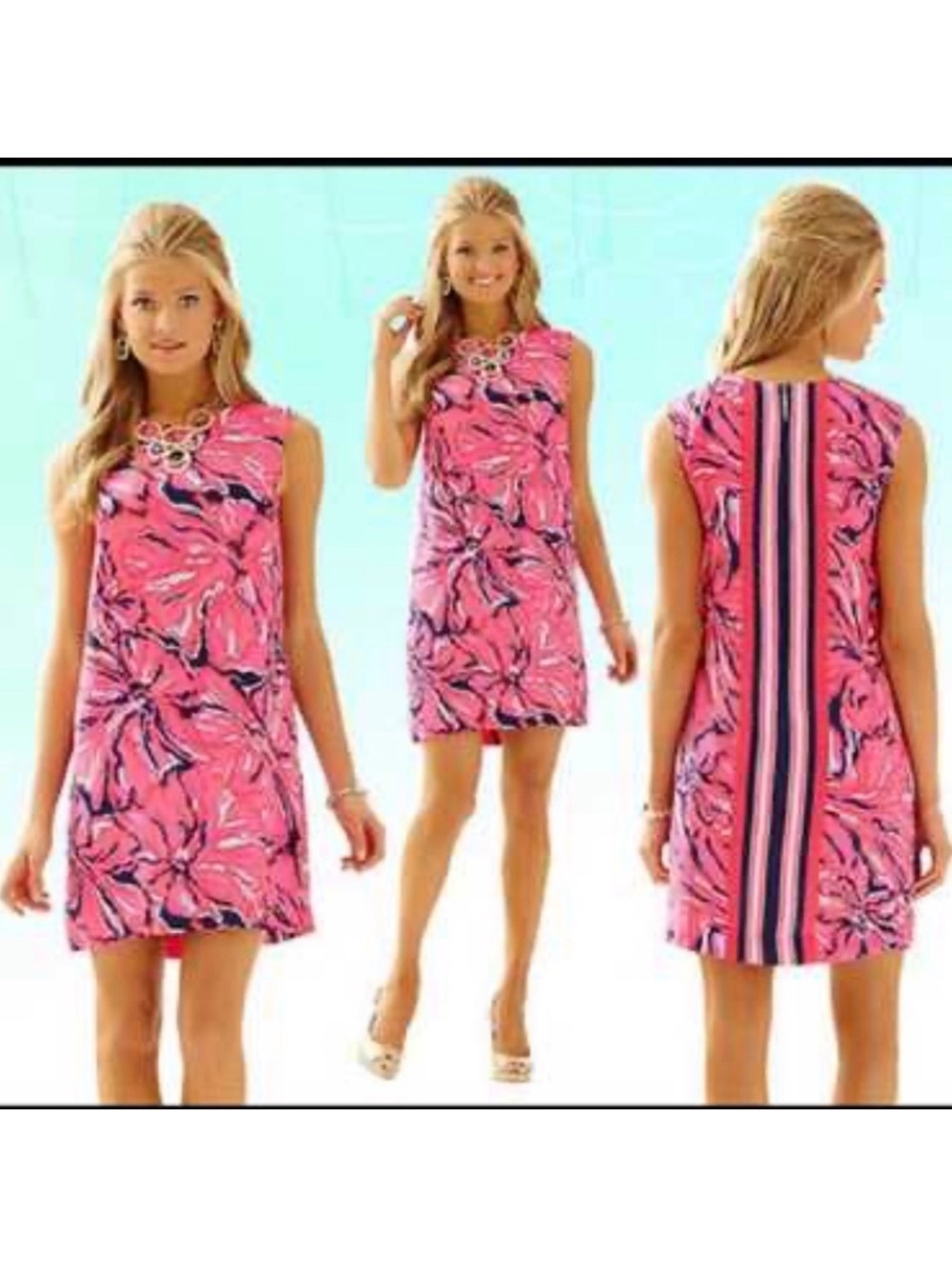 Lilly Pulitzer Flirty Iona Shift Dress Sz XS PERFECT